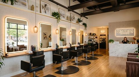 Illustration of Rumours Salon, beauty salon in Godfrey, IL